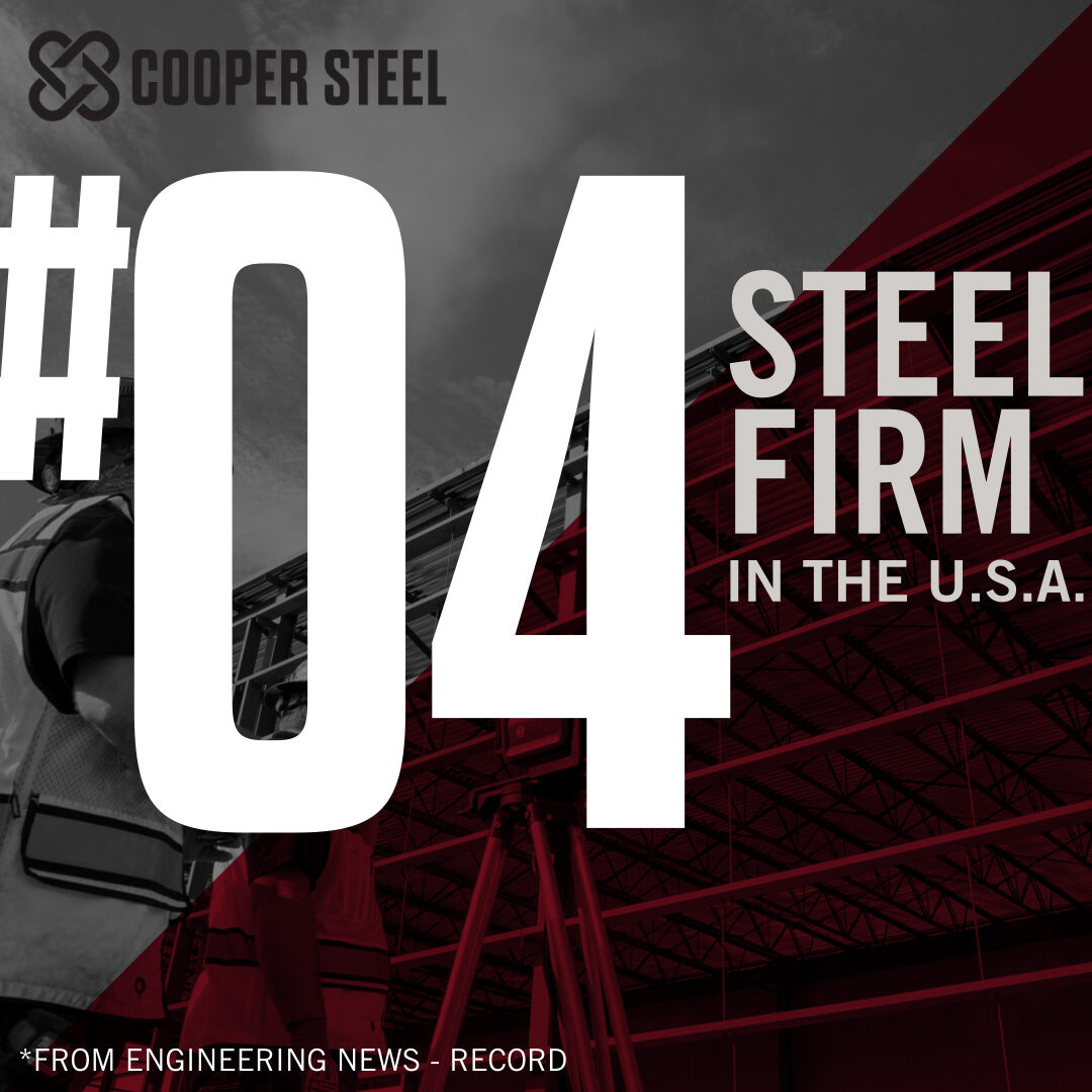 Cooper Steel Ranked #4 Steel Firm in the U.S.A in 2024