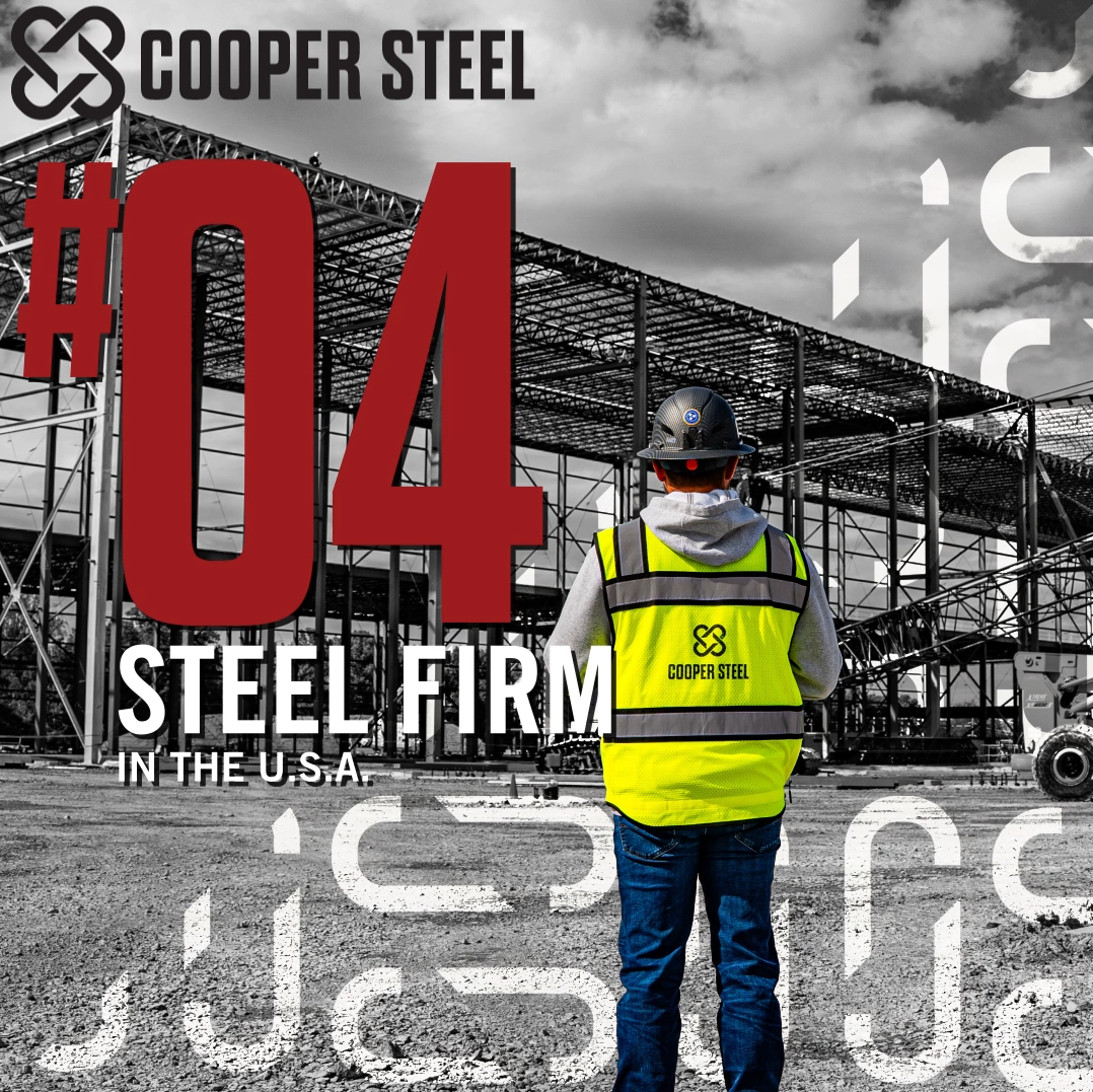Cooper Steel Ranked #4 Steel Firm in the U.S.A. in 2025